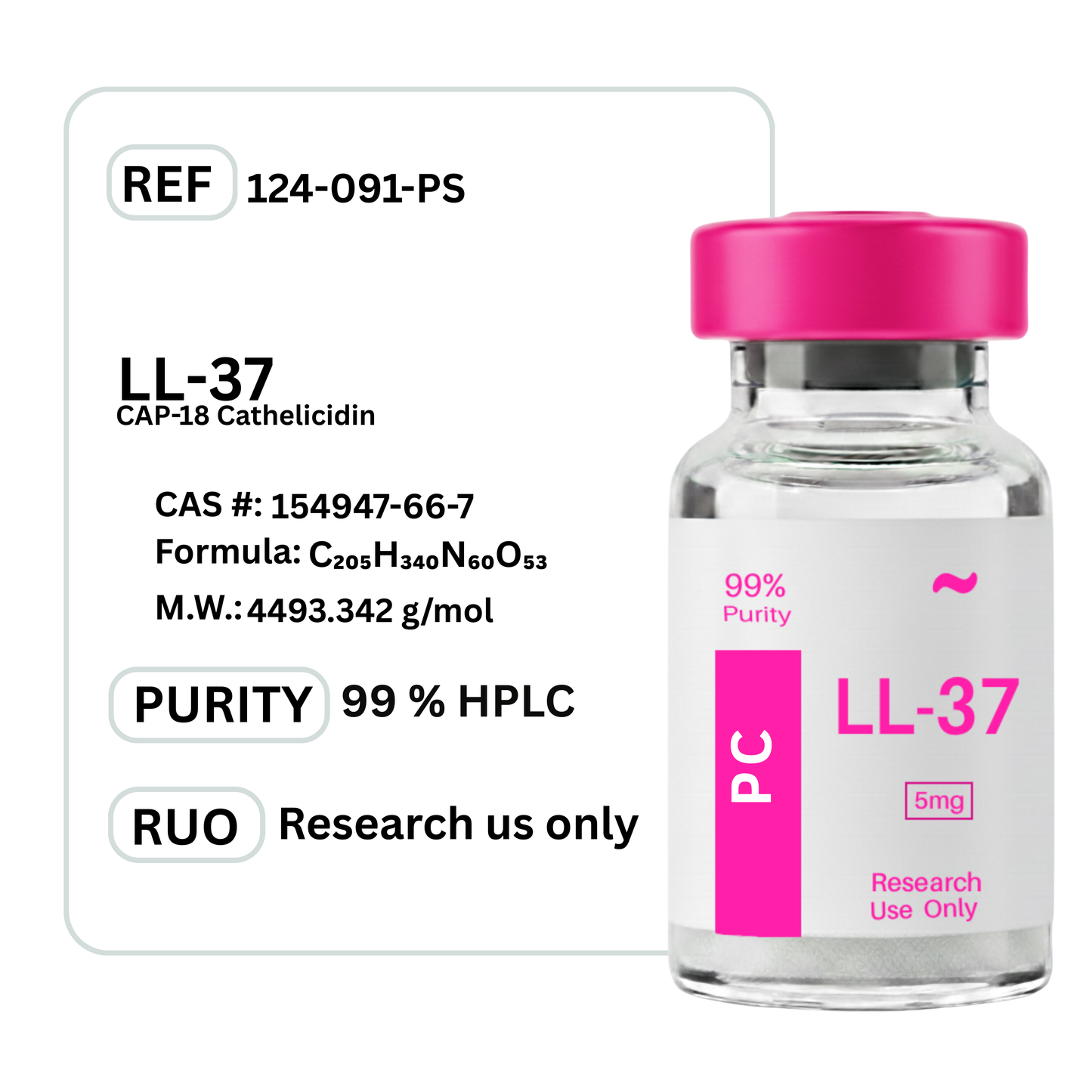 LL-37 - Premium Research Peptide