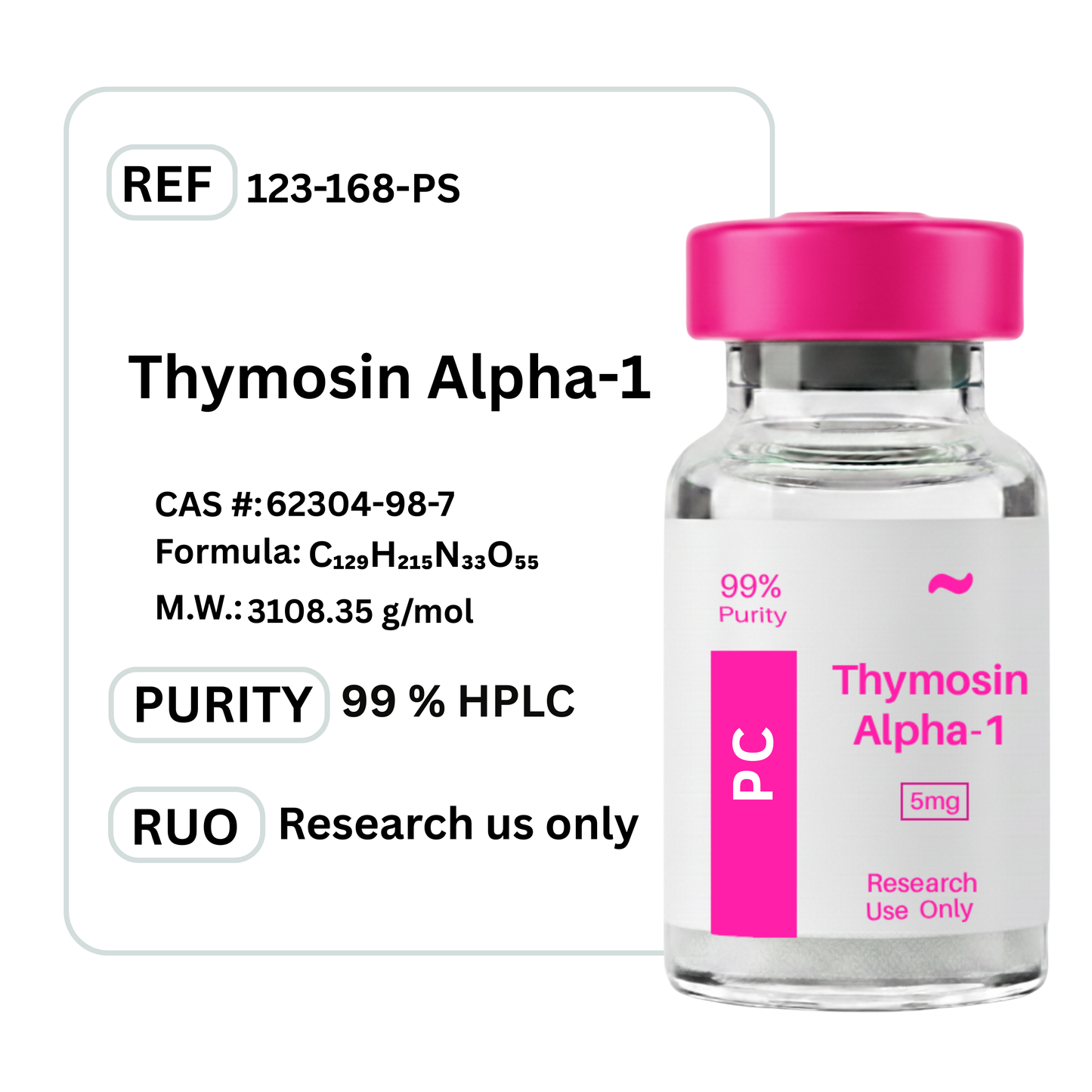 Thymosin Alpha-1 - Premium Research Peptide